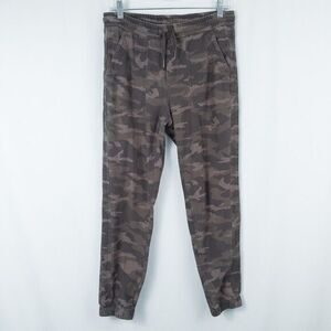 Athleta Camo‎ Farallon Jogger Pants Womens 6 Green Athleisure Gorpcore 535275